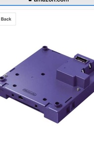 出售中古gameboy player紫色底左連開機帶CD