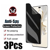 3Pcs Anti Fall Anti Spy Privacy And HD Screen Protector Matte Film For Huawei Mate 9 10 20 30 30E 40