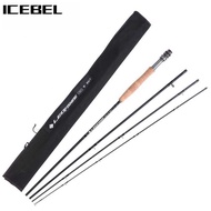 FLY Four-Section FLY Fishing Rod 9 Feet 2.7#4/5/6/7/8 Fishing Rod Flying Fishing Fake Bait Fast/Slow