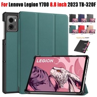For Lenovo Legion Y700 8.8 inch 2023 TB-320F Fashion Three Fold Tablet Protection Case Lenovo Legion Y700 8.8" High Quality PU Leather Stand Flip Cover