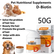 Pets D-Biotin 50G Fish & Krill Oil with Probiotics Anti-Itch, Shedding & Eczema Relief Artic Essence