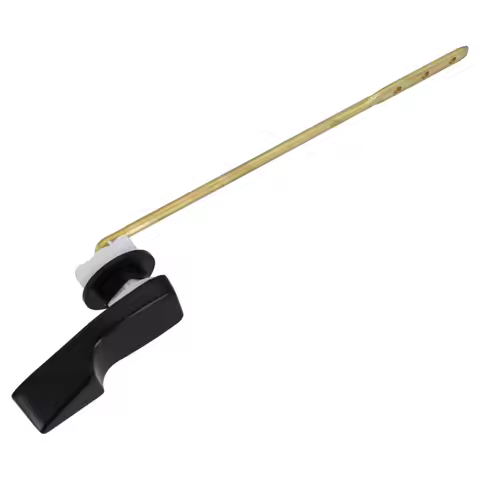 For Toilet Repair For Home Bathroom Toilet Tank Flush Lever Toilet Flush Handle Modern Chrome Finish