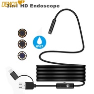 [DEMO3] Inspection Camera, LED Light IP67 Waterproof HD Inspection Camera, 3 in 1 408P/720P/1080P Un