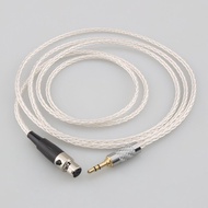 Hot Sell 8 Core Audio headphone attached cables 3.5mm stereo plug to mini XLR for AK G Q701 K240S K2
