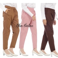 Reytorrm Collection - Nhm Nisa Sabyan Asymmetrical Plain Pants, Jumbo Women's Work Pants