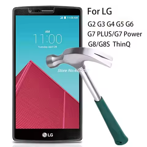 9H 2.5D Tempered Glass For LG G2 G3 G4 G5 V10 V20 Q6 Screen Protector For LG K8 2017 Protective Film
