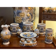 Altar set 14 Embossed enamelPiece - Ancestor worship (VIP product)