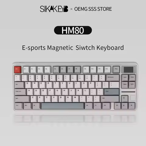 SIKAKEYB Castle new HM80 82-key gaming magnetic keyboard Gateron magnetic jade axis switch gasket 0.