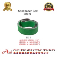 SAND BELT SANDER PAPER 100MM X 610MM/1200MM/1980MM Abrasive Belt Sanding Sandpaper / Kertas pasir