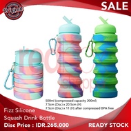 Original smiggle Fizz Silicon Squash Drink Bottle