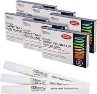 U.S. Art Supply - Empty Fillable Blank Paint Touch Up Pen Markers (Set of 36) - Fill with Your Own Art Acrylic, Oil and Water Base Paint, Auto Painting Clear-Coat
