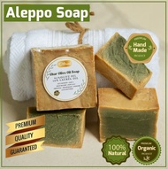 Aleppo Olenus Ghar Olive Oil Soap l 90% Olive Oil | 10% Laurel Oil l Sabun Minyak Zaitun Body&Face W