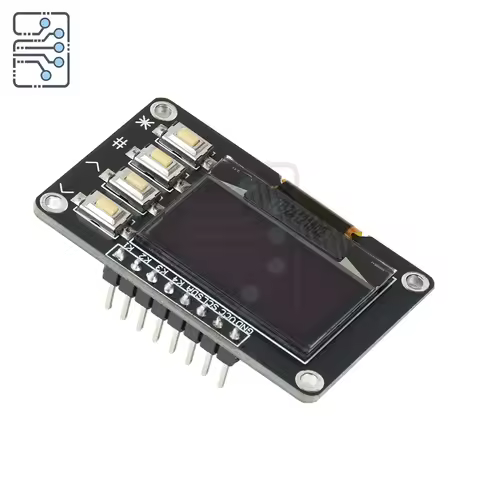 0.96inch OLED Display IIC White/Blue 12864 with 4 Buttons OLED Display SSD1306 SSD1315 OLED I2C Disp