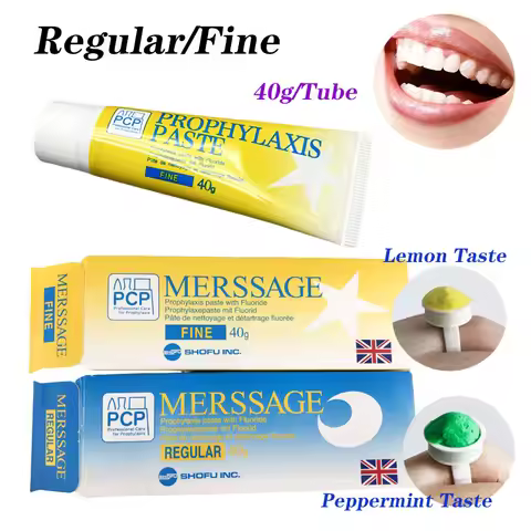 40g Dental Tooth Polishing Paste Prophylaxis Paste Grit Fine Regular Teeth cleaning Polishing Materi