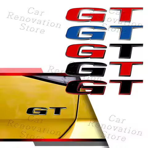 3D Chrome Metal GT Logo Emblem Car Styling Fender Badge Trunk Decal Sticker For MG GT MG3 MG4 MG5 MG