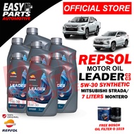 Repsol Leader C2C3 5W-30  Montero/Strada 7L with Free Bosch Oil Filter