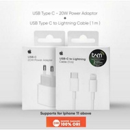 kijet store charger adapter type c + usb cable original garansi ibox