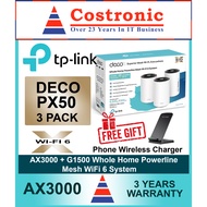 TP-Link Deco PX50  ( 2-Pack / 3-Pack ) AX3000 Powerline Mesh WiFi 6 System -3 YRS Local SG Warranty