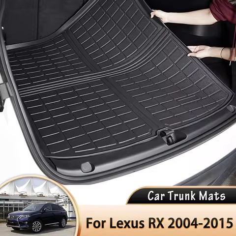 for Lexus RX Toyota Harrier XU30 AL10 300 350 2004~2015 Car Rear Trunk Mats Floor Waterproof Tray Li