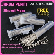 JARUM PENITI TUDUNG SHAWL 4CM FREE TUBE