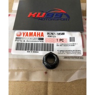 ORIGINAL RXZ 3XL 5PV NUT FOOTREST DEPAN BELAKANG KIRI KANAN PEDAL GEAR EXHAUST EKZOS NUT ABSORBER 95