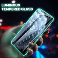 Tempered Glass Glow Neon Luminous Oppo A54 4G 5G A54s A74 4G A94 4G 5G A35 2021 A55 5G A55s A95 4G 5