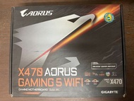 技嘉Gigabyte X470 AORUS GAMING 5 WIFI (DDR4)主機板 有盒