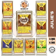 [BISKUT TIN]JULIES -Choco More/GoldenCracker/Fingerlemon/Peanut butter/Chip Choco/Cheese stick, Crea