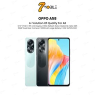 OPPO A58 [6GB RAM + 128GB ROM] / OPPO A57 [4GB RAM + 64GB / 128GB ROM] - Original OPPO Malaysia
