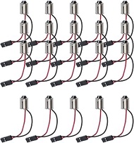 Modengzhe 20 PCS Dome Light Interior interface for Car Auto BA9S LED Bulb Lamp Light Wire Cable Adap