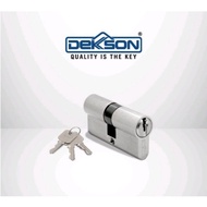 Cylinder Door Lock Key Dekkson DC DL 70 MM DC DL Door Cylinder Lock Dekson Lock 70MM Matt black