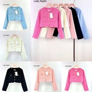 Lady Apple เสื้อทวิตลายวาฟเฟิล