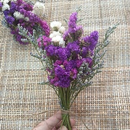 Mini Bouquet Dried Flower Gypsy Statis Sui Caspia Flowers