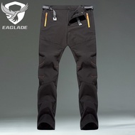 EAGLADE Tactical Cargo Hiking Cycling Fishing Pants for Men in Black