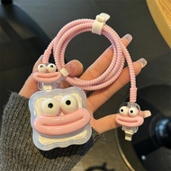 Cartoon Pink Color Charger Protector Cover Cable Protective Sleeve for IPhone 40w Charger Protector 