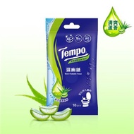 【Tempo】清爽蘆薈濕式衛生紙隨身包(10抽×5包)