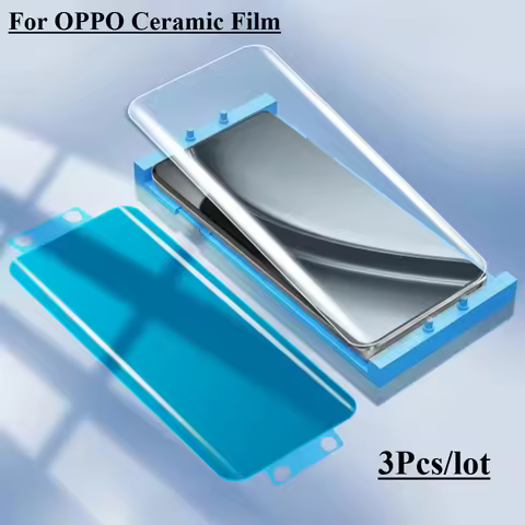 3 Pcs For OPPO Reno 12 11 10 9+ 8t 6 5 4 Pro Find X7 Ultra X2 X3 X5 X6 X8 Pro Screen Protector Glass