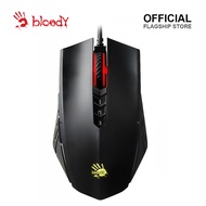 [Bloody Official] A4Tech Bloody A70/A90ไฟแบบมีสาย Strike ลากคลิกเมาส์สำหรับเล่นเกม6200 CPI 5-ความเร็