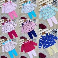 Long Sleeves Kids Girls Pajamas