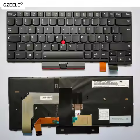French Azerty Backlit keyboard for Lenovo ThinkPad A475 T470 T480 01AX364 01AX405 01AX446 SN20L72726