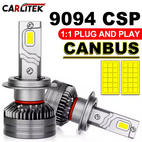 CARLitek Mini Car Headlight H1 H4 H7 LED Bulb H8 H11 9005 HB3 9006 HB4 9012 HIR2 Led Lights 30000LM