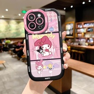 Happy Kuromi melody Flowers Case For Realme 5S 5i C3 6i C25Y C21Y Realme 11X C67 C11 C53 C51 N53 Not