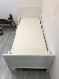 IKEA SUNDVIK延伸床(白色)+ ÖMSINT延伸床用獨立筒彈簧床墊