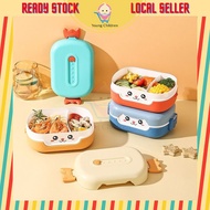 Baby Food Container Lunch Box Cute Cat Tupperware Lunch Box Bento Box Kids Bekas Makanan Sudu Baby Food Storage Children