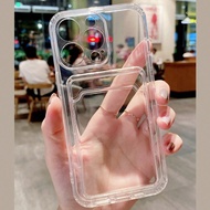 1pc & Stylish Gift Card Holder Phone Case, Transparent Anti-Drop Design, Compatible With Apple 17/17