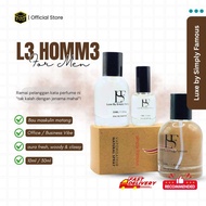 Perfume Lelaki Simply Famous L3 H0MM3 | Woody Musky Amber • Long Lasting EDP (10ml/30ml)