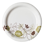 Dixie 6 7/8" Medium-Weight Paper Plates by GP PRO (Georgia-Pacific), Pathways, UX7WS (CASE), 125 Cou