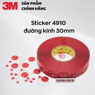 3M VHB 4910 double-sided tape Sticker - diameter 30mm - Combo of 10 pieces
