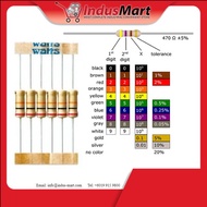 INDUSMART 1.2K ohm 1/2W Resistor 5%