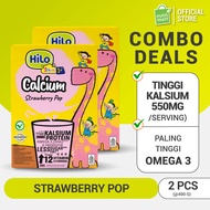 Twin Pack : HiLo School 3+ Strawberry Pop 400g - Susu Pertumbuhan Anak Usia di atas 3 Tahun